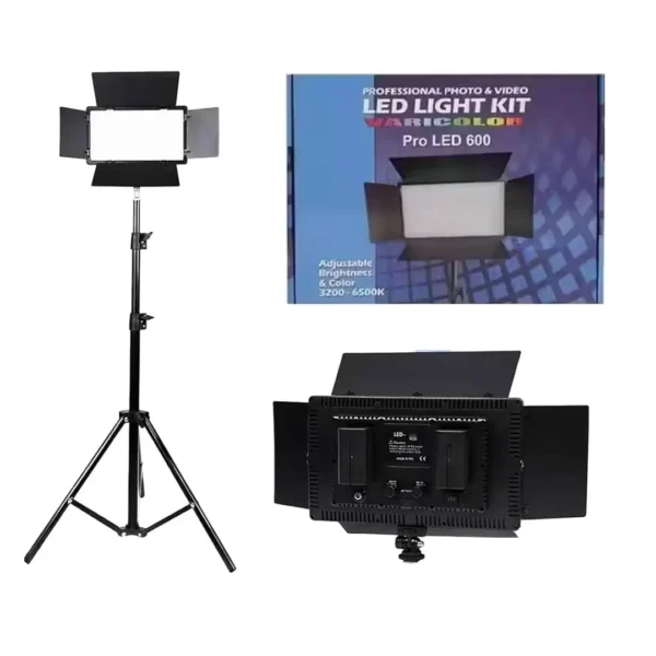 Professional LED 600 Photo and Video Light Kit with Adjustable Brightness Kenya